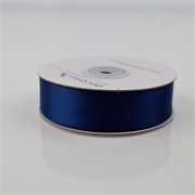 Traka saten 25mm/25m premium t.plava 365