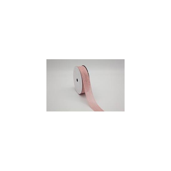 Traka lanena 3cm/13,7m - Roza