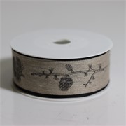 Traka 1016 češeri 40mm/15m natur crna 100