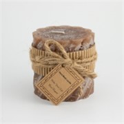 Svijeća frost vijak 7,5xh7,5cm - smeđa