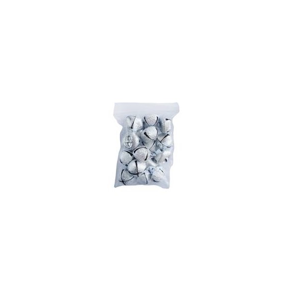 Praporci 2,5cm 17kom srebrna frost
