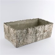 Cement posuda četvrtasta 38x19x13cm kora breze