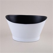 Posuda plastika 22x14,5cm h12cm bijela