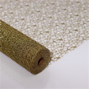 Rola paučinasta 48cmx10m zlatna gliter