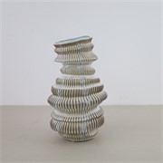 Vaza keramička Modern h28,7cm d16,cm krem/smeđa