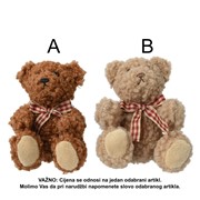 Medo plišanac 10cm 2ass sv.smeđa/smeđa