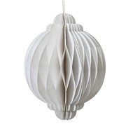 Ukras papirni lukovica 15xh20cm bijela