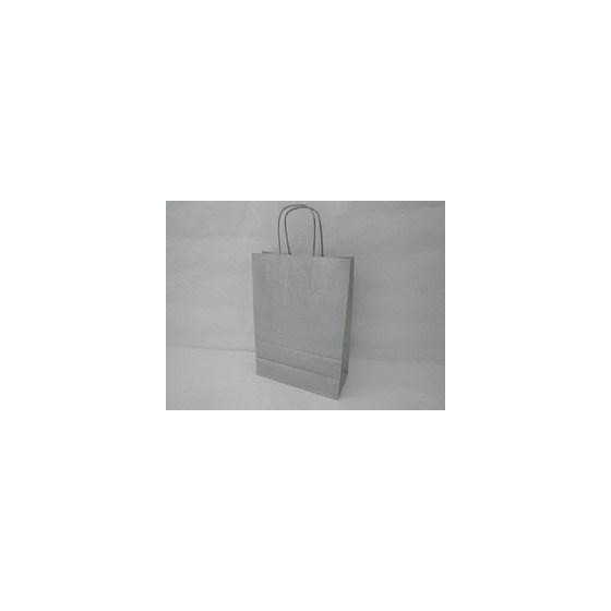 Vrećica 22x10x31cm papir srebrna