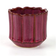 Keramička posuda za cvijeće h10,5cm d12cm t.lila