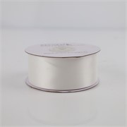 Traka saten 38mm/25m premium prljavo bijela 000