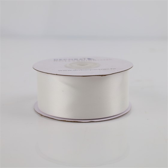 Traka saten 38mm/25m premium prljavo bijela 000