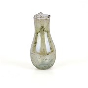 Staklo vaza h13cm d6cm zelena