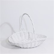 Košara pladanj 53x40/h12cm bijela