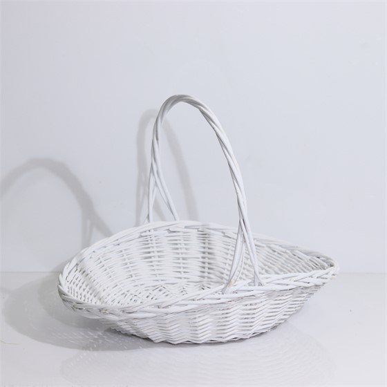 Košara pladanj 53x40/h12cm bijela