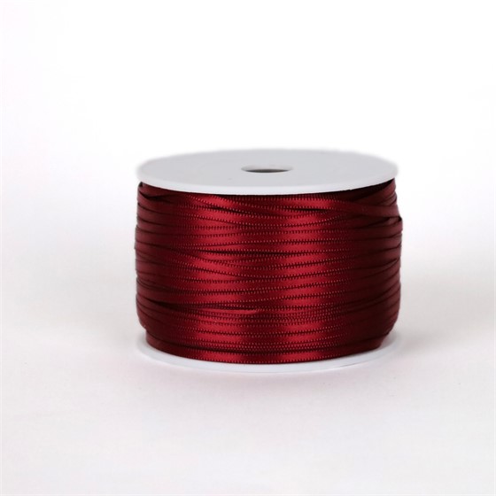 Traka saten 3mm/100m premium bordo 277