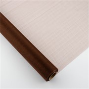 Organdi rola lux efekt 48cmx10m - smeđa