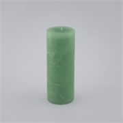 Svijeća frost 6,8xh18cm - saga zelena