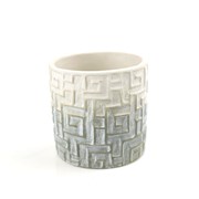 Cement posuda okrugla 10,5xh10cm siva