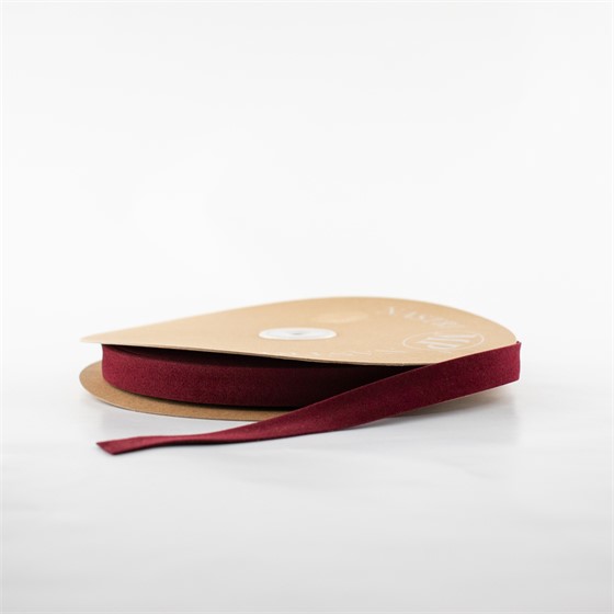 Traka dupli pliš 15mm/30m bordo 24