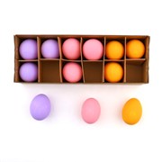 Jaja kokoši 12kom roza/narančasta/lila