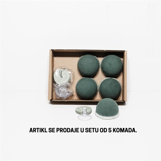 Spužva Oasis ECObase vakuum 6,5cm 5kom