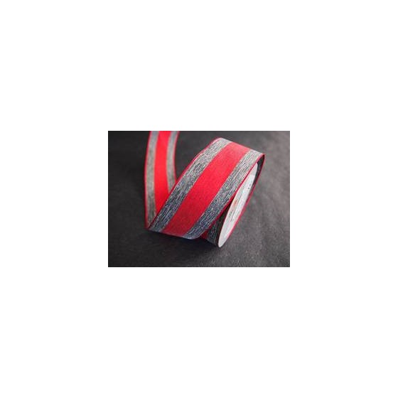 Traka AX136-0150-C005-38mm/10m crvena/siva
