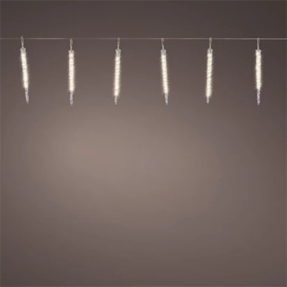 LED lampice sige 28cm x8kom 192L/2,8m WW IP44 timer 8/16