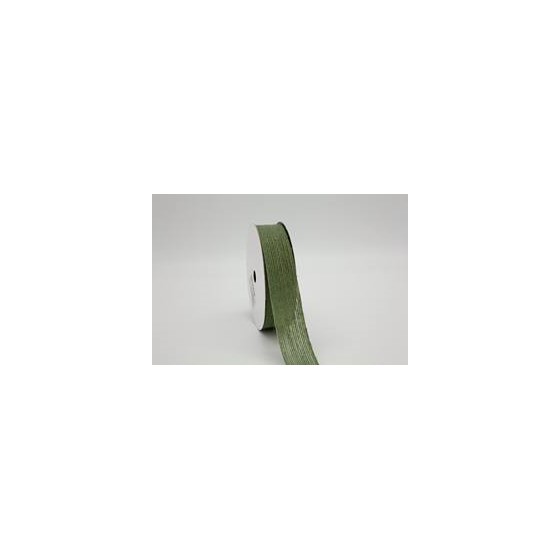 Traka lanena 3cm/13,7m - Zelena