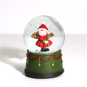 Snježna kugla anđeo 9,5xh14cm