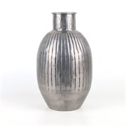 Vaza metalna h41cm d24cm antik silver