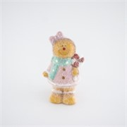 Medenjak s holipom 9x7cm h16cm roza