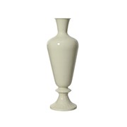 Vaza metalna 30xh77cm krem