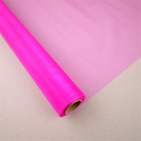 Organdi rola 48cmx10m - fuksija