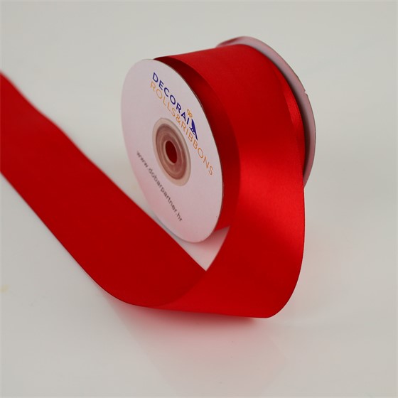 Traka saten 50mm/25m standard crvena 250