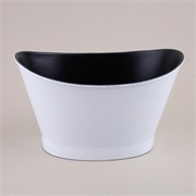 Posuda plastika 26,5x17,5cm h15,5cm bijela