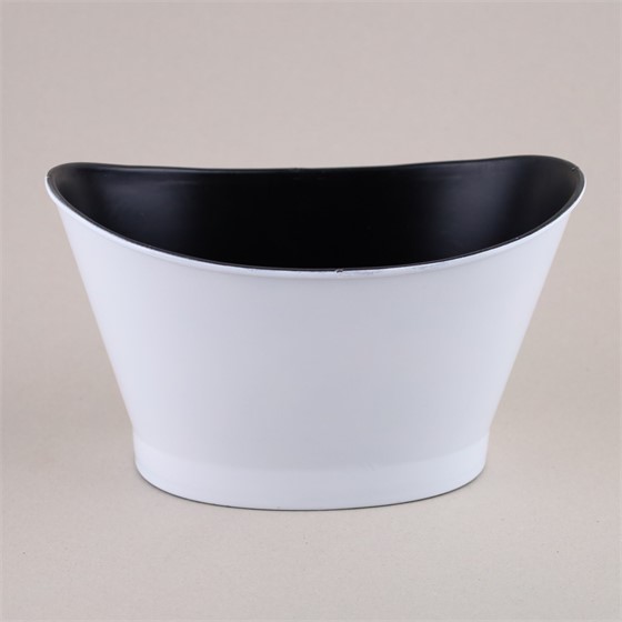 Posuda plastika 26,5x17,5cm h15,5cm bijela