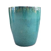 Keramička posuda glazirana h50 d40cm zelena