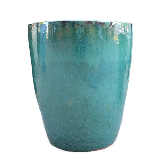 Keramička posuda glazirana h50 d40cm zelena