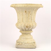 Poliester posuda na nogu d23cm h29cm bijela