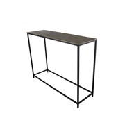 Stol konzola 100x30xh75cm brončana/crna