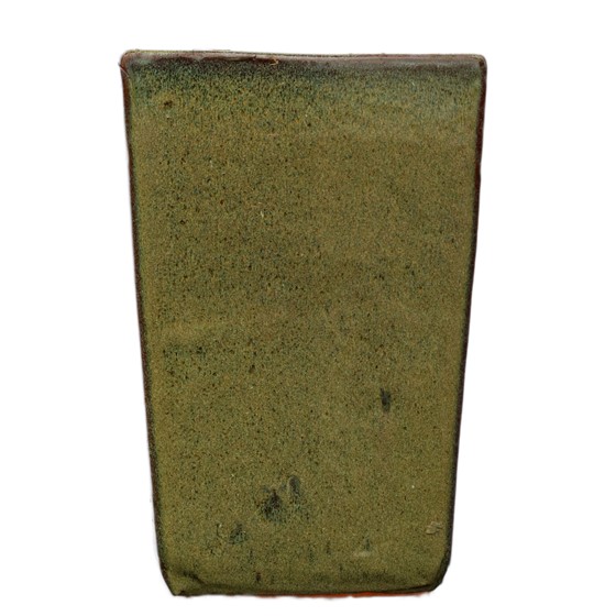 Keramička posuda glazirana četvrtasta h59 d40cm siva/smeđa/žuta