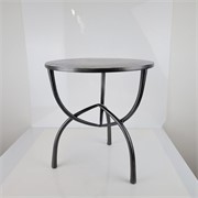 Stolić metalni 39xh44,5cm antik tamno olovno siva