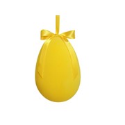 Jaje s mašnom pliš 20cm žuta