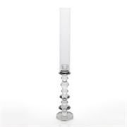 Svijećnjak kristal sa cilindrom h64 d10cm