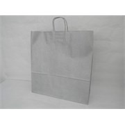 Vrećica 45x17x48cm papir srebrna