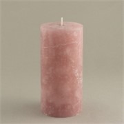 Svijeća frost 6,8xh14cm - mauve