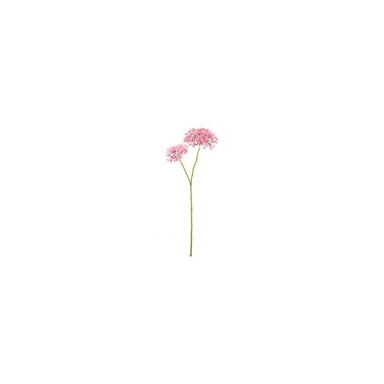 Crown flower 70cm roza/bijela