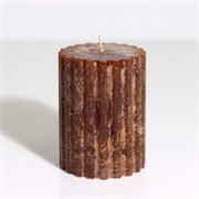 Svijeća frost zupčanik 7,5xh10cm - smeđa