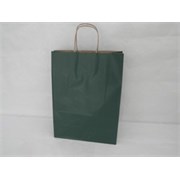 Vrećica 26x12x35cm papir t.zelena