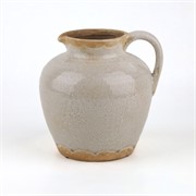 Keramička vaza/vrč h21x21,5cm d20cm prljavo bijela